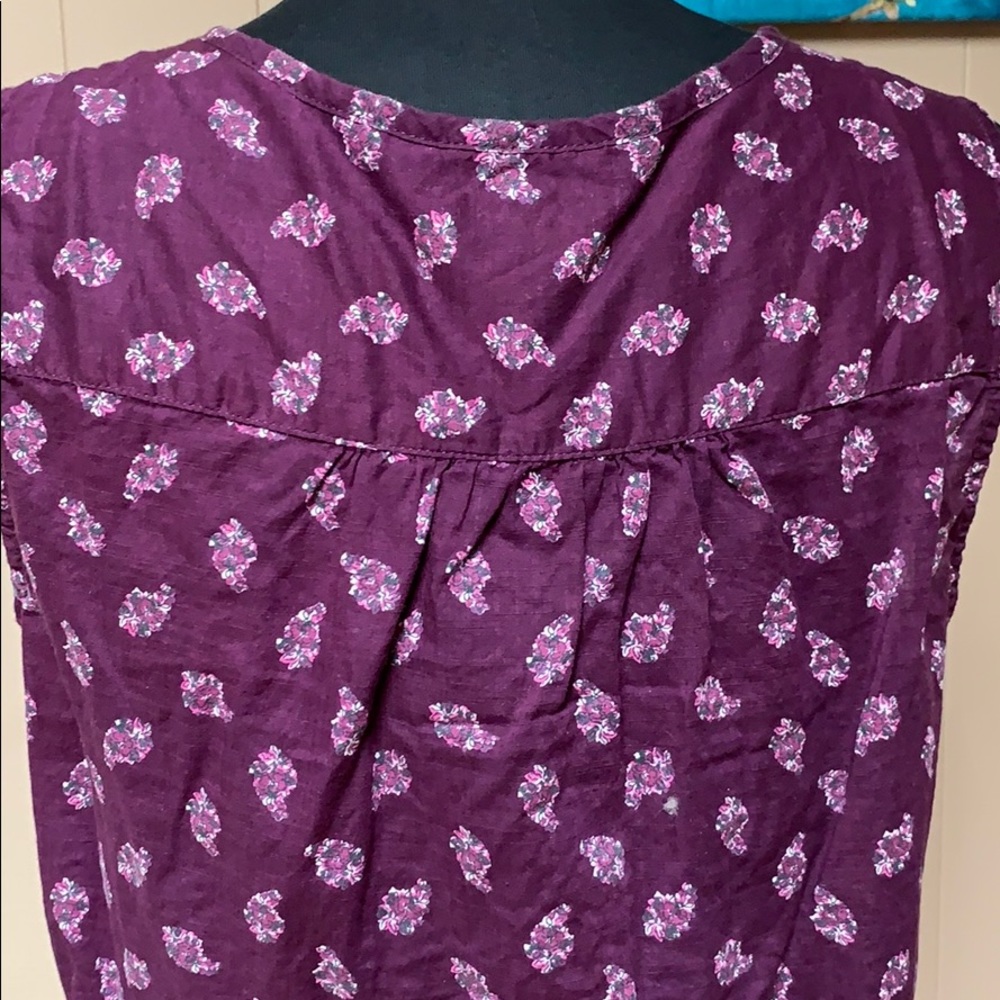 Croft & Barrow Floral Summer Top - Picture 11 of 14